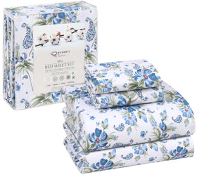 RUVANTI Paislyona sheets maintain a relaxed, wrinkle-washed look after washing.