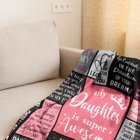 Ruvinzo double-sided fleece blanket soft and skin-friendly at 60x50 inches