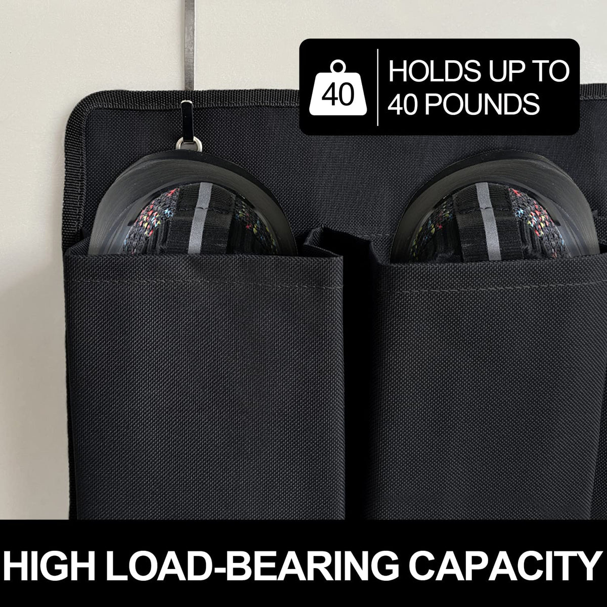 RVZONE sturdy hooks on bed frame provide reliable mounting for shoes, tools, or toys.