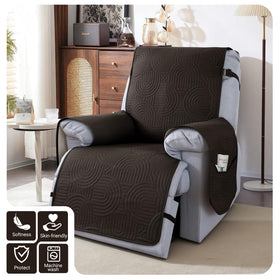 Rwoyno recliner cover pocket design keeps remotes within reach
