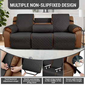 Rwoyno dark grey recliner cover refreshes living spaces for homes with kids and pets