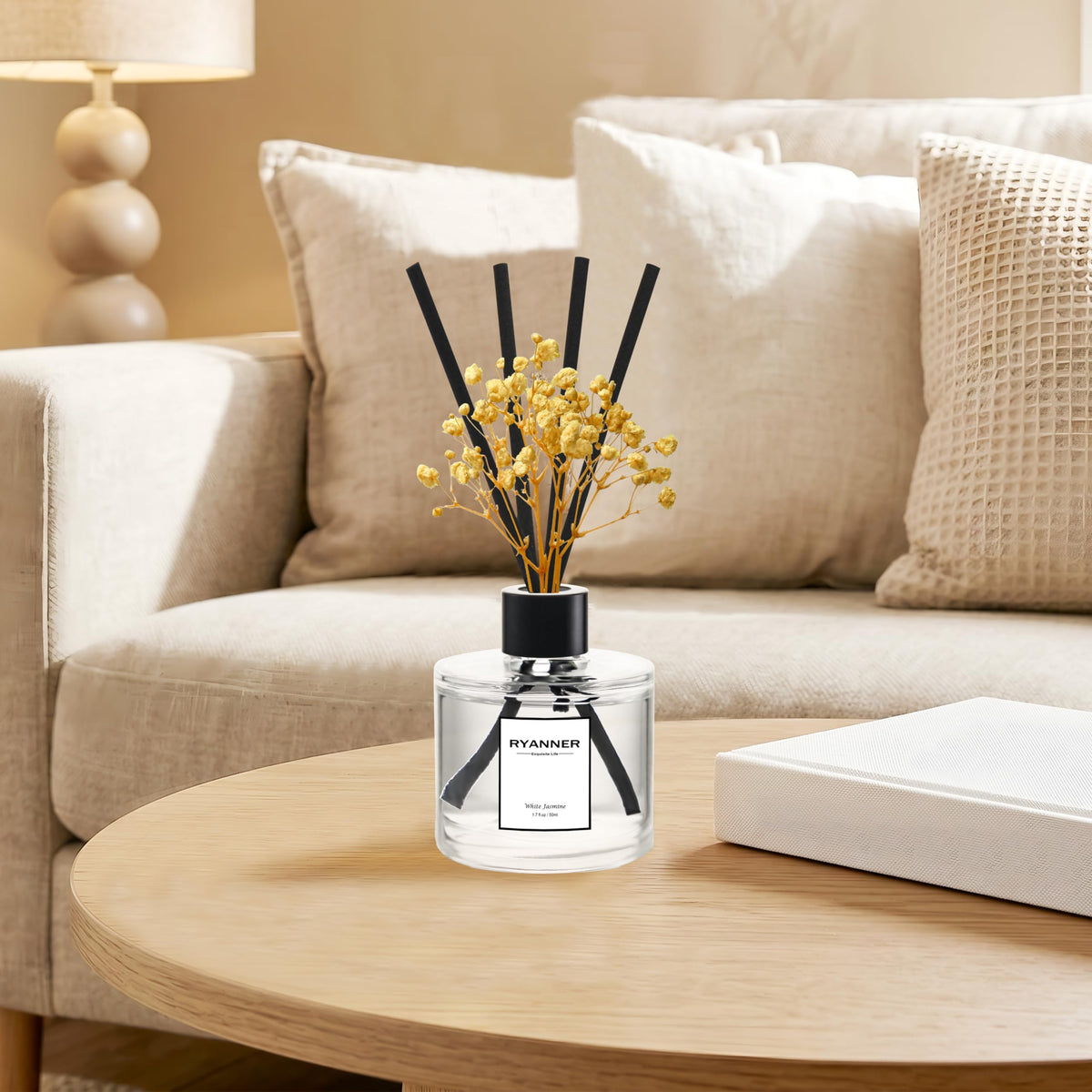 RYANNER diffuser in bedroom and bathroom suitable for small spaces.