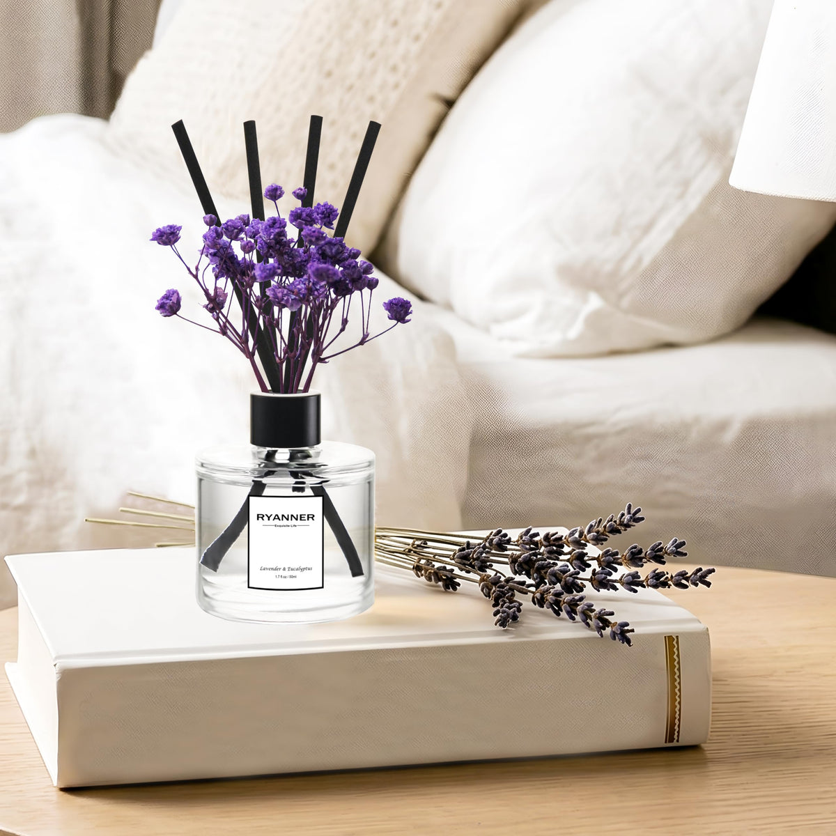 RYANNER diffuser-sticks 24-per-pack allows customizable aroma intensity.