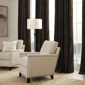 RYB HOME easy-care velvet drapes stay stylish with gentle machine washing.