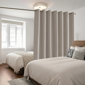 RYB HOME durable blackout curtain close-up fabric for everyday use.