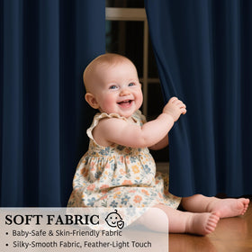 RYB HOME curtains create calmer nursery evenings and easier bedtimes.