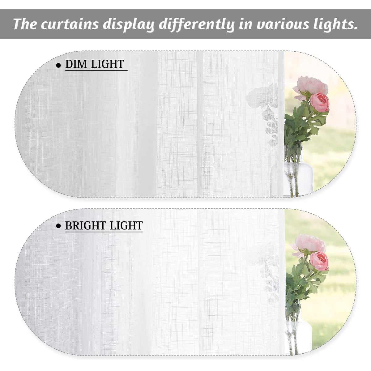 RYB HOME easy-care fabric, machine washable for simple upkeep.