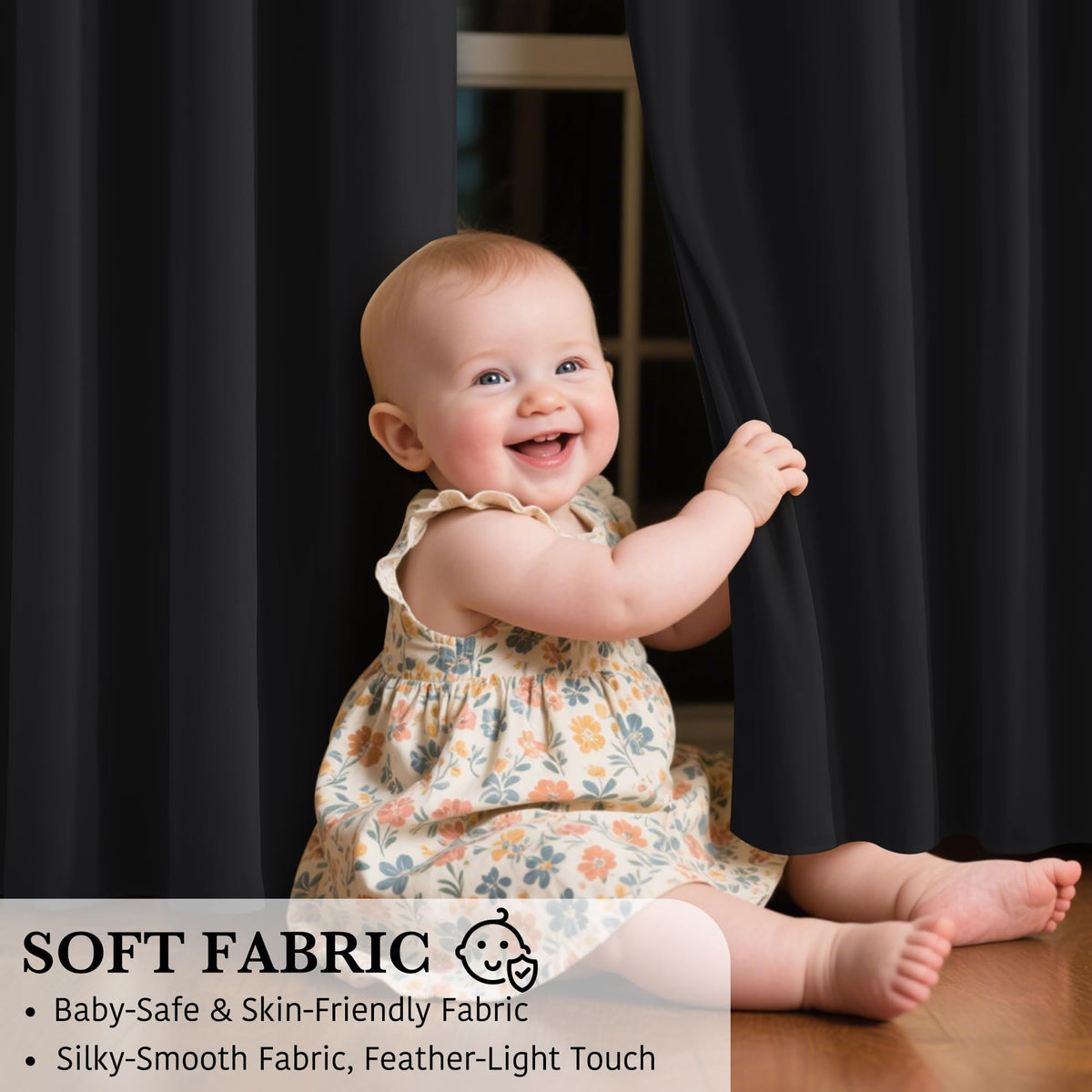 RYB HOME energy-saving curtains offer improved temperature control in warm and cool seasons.