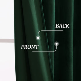 RYB HOME rod-pocket options illustrate easy hanging versatility
