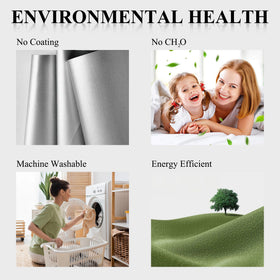 RYB HOME machine-washable curtain keeps maintenance simple