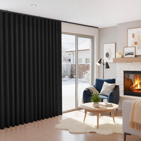 RYB HOME thermal insulated curtain blocks light for focused sleep
