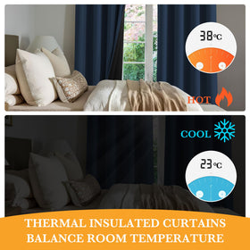 RYB HOME thermal-insulation curtain maintains comfortable temperatures year-round.