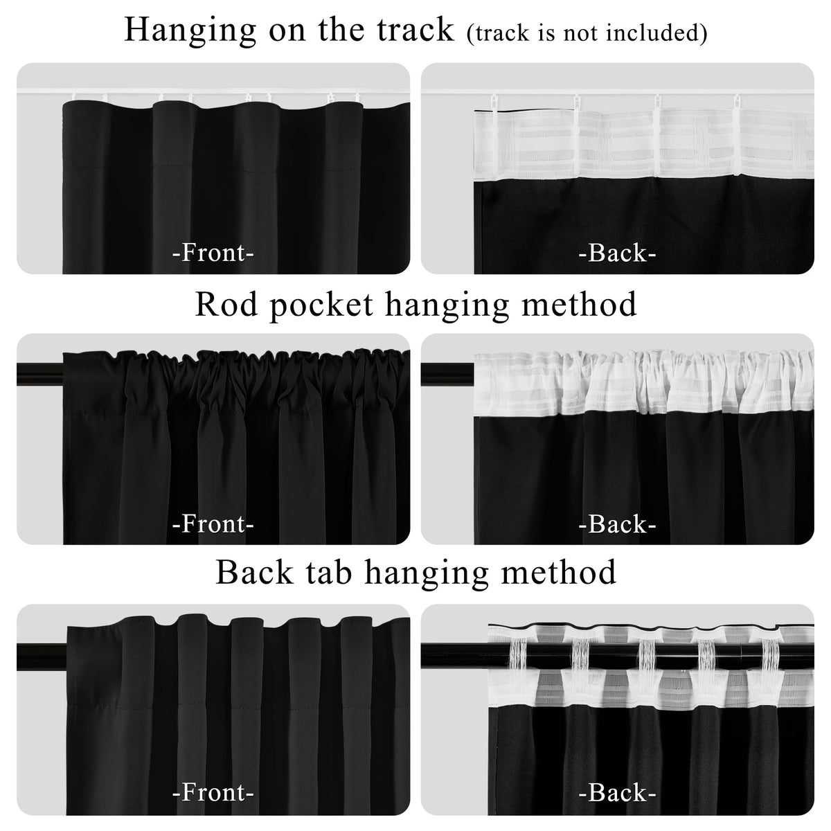 RYB HOME three hanging styles offer flexible décor without redecorating
