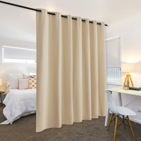 RYB HOME privacy panel used in a bedroom for a calm, private area