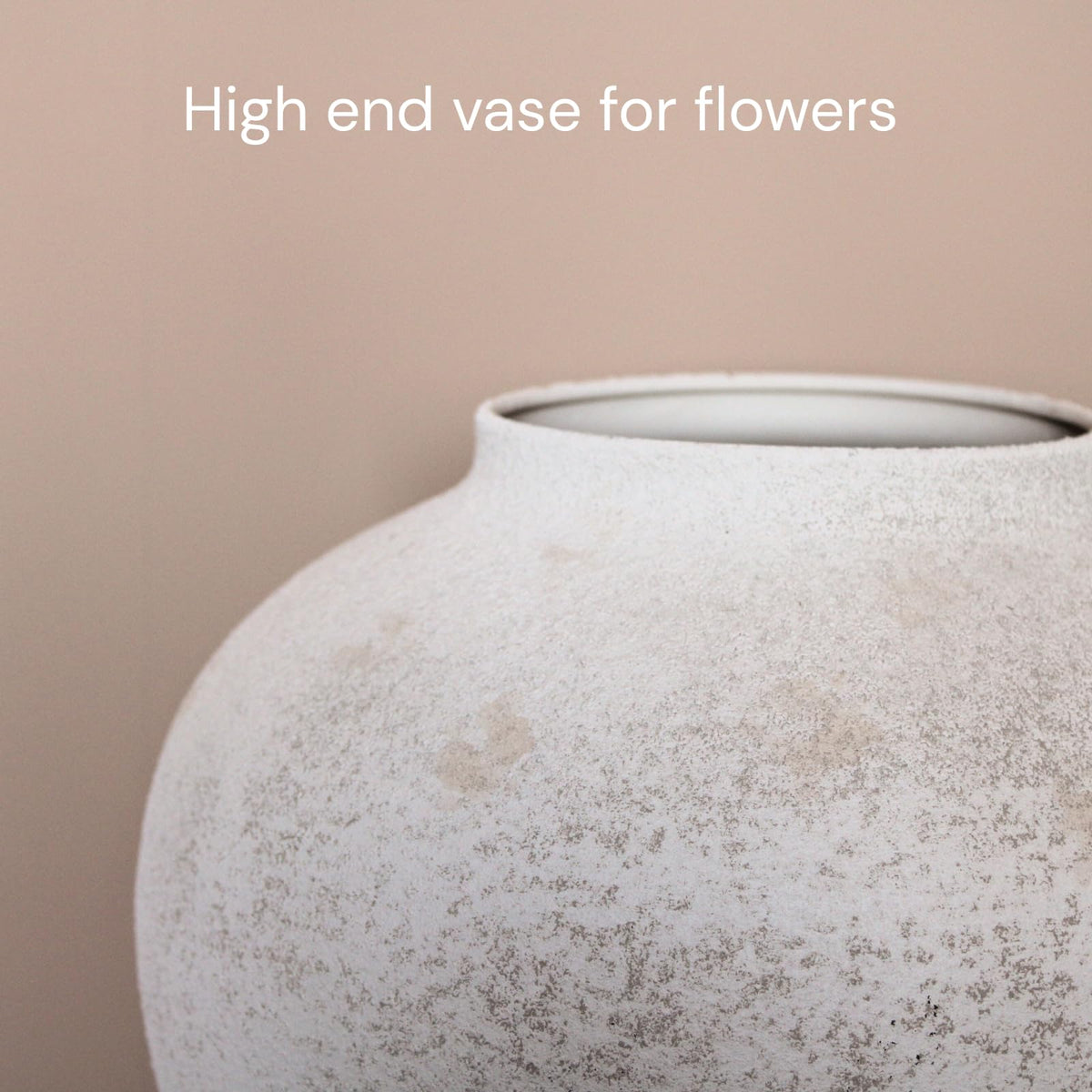 RyddeligHome Arina vase earthy texture adds rustic warmth to rooms