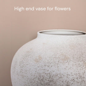 RyddeligHome Arina vase earthy texture adds rustic warmth to rooms