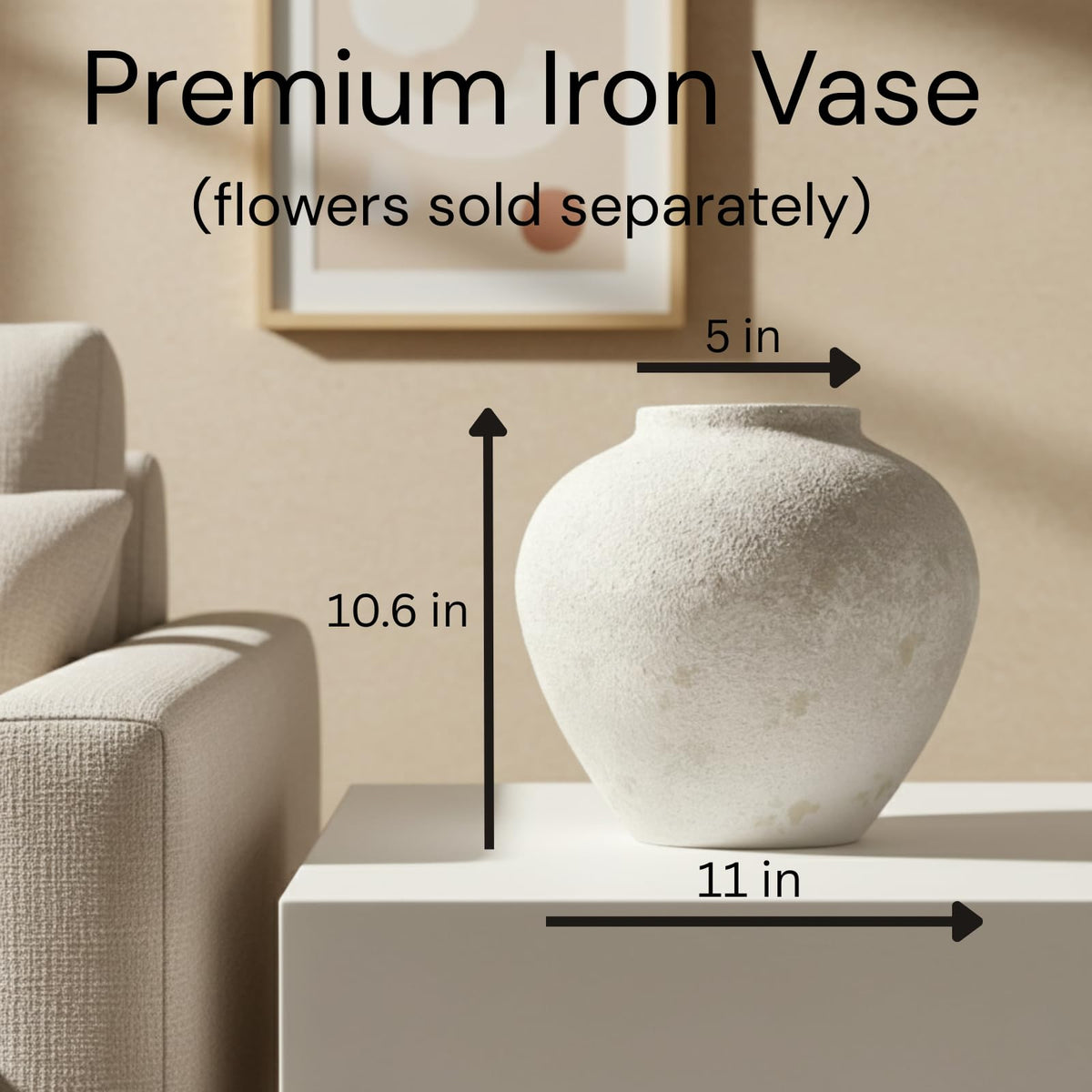 RyddeligHome Arina vase ideal for long-stem florals and centerpieces