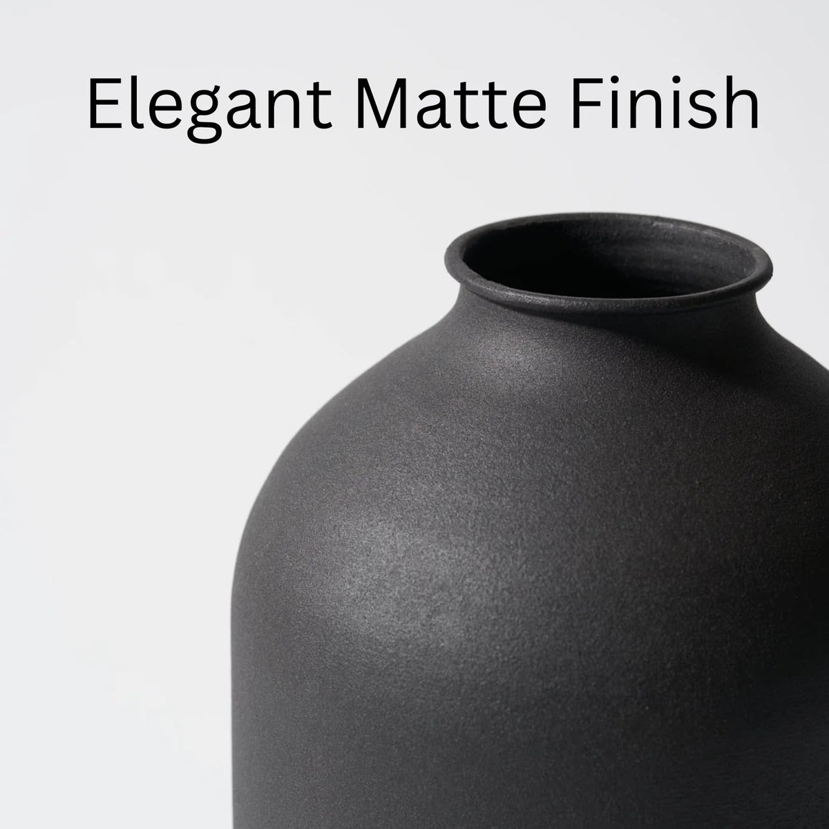 RyddeligHome Arlo vase features durable iron construction for lasting home decor.