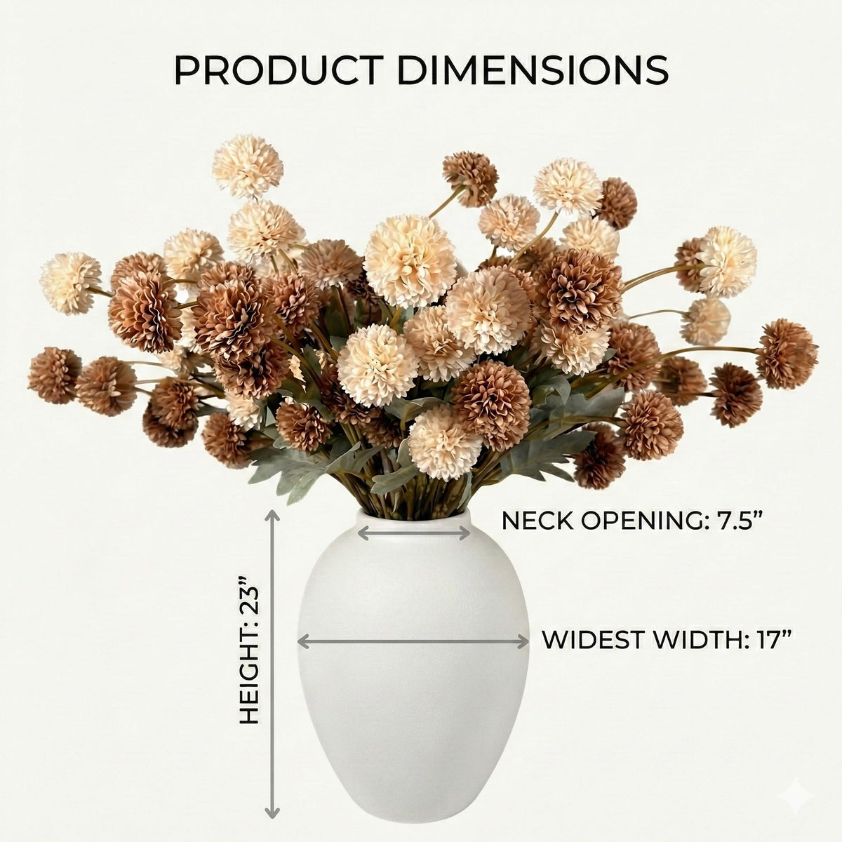RyddeligHome dried flowers arranged in the vase for low-maintenance charm