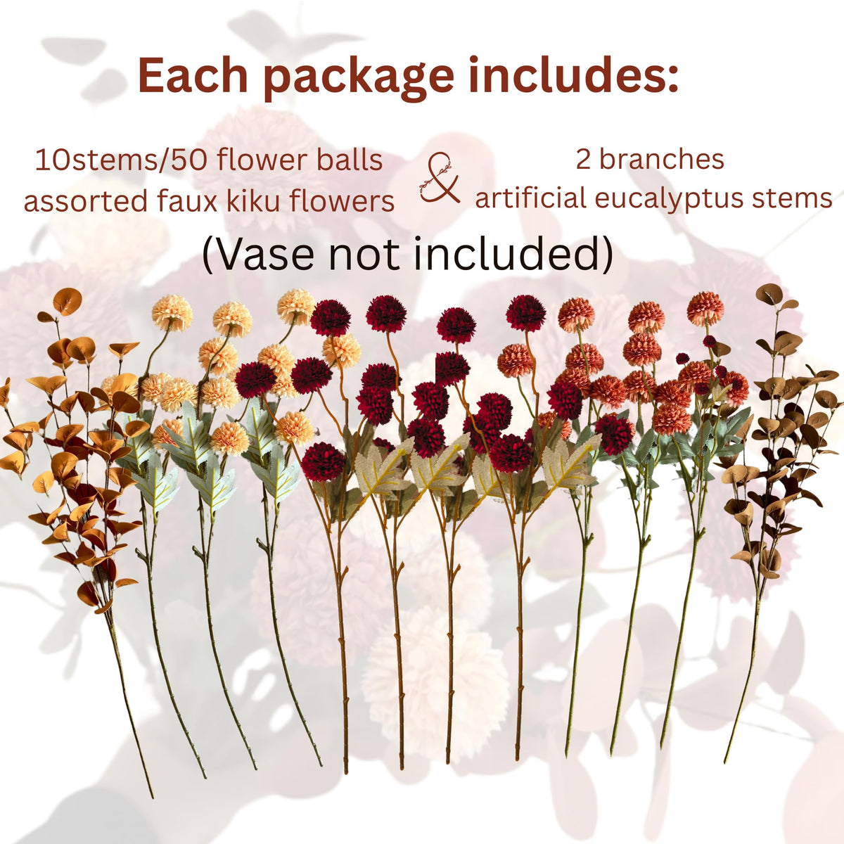 RyddeligHome fall table centerpiece ideas with mixed faux stems
