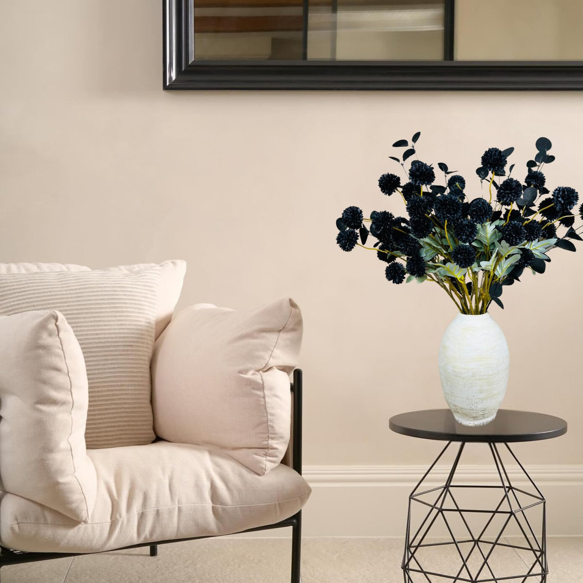 RyddeligHome silk mum flowers offer durable decorative options