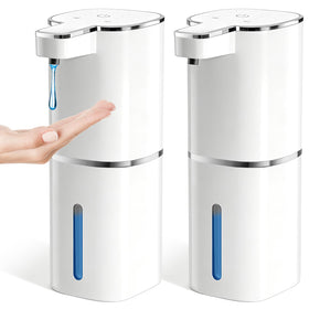 RYTOXILO automatic soap dispenser 2-pack front view for touchless handwashing