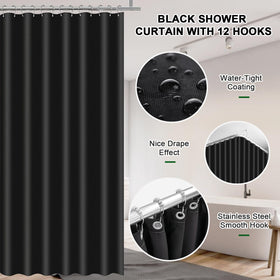 RYTOXILO black bathroom set soap dish keeps soap dry and organized