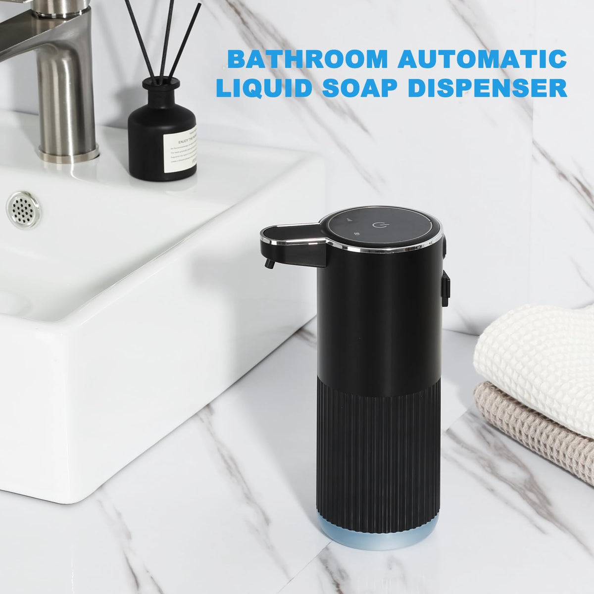 RYTOXILO matte black design complements modern decor and practical use.