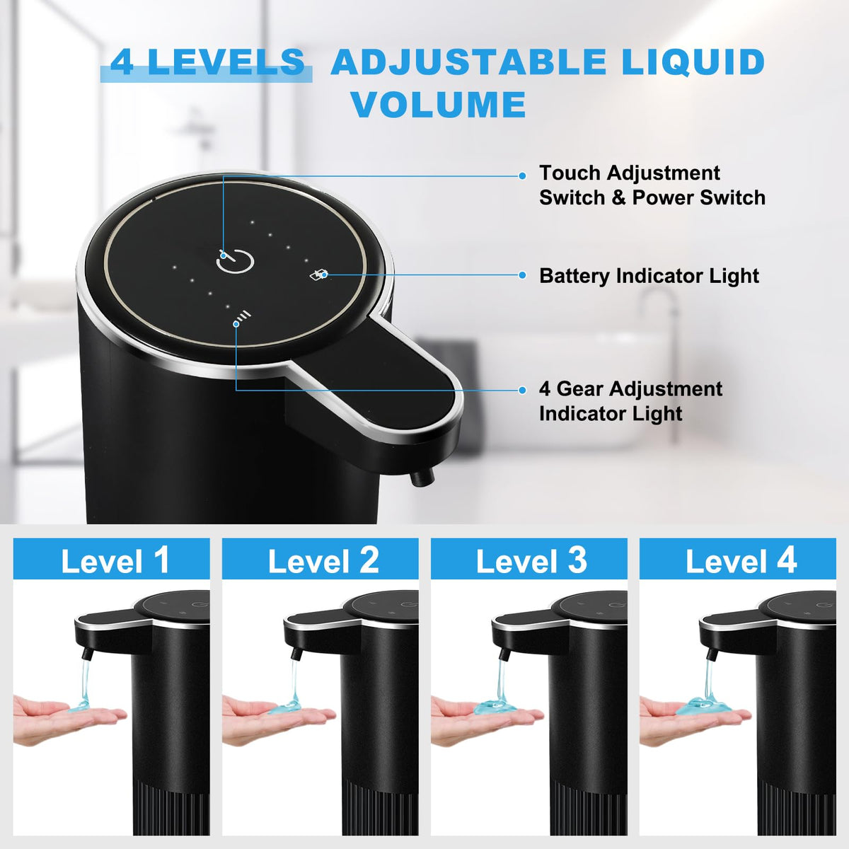 RYTOXILO wall-mount installation bracket enables flexible placement.