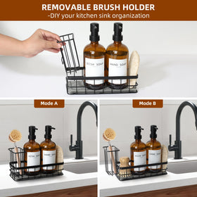 RYTOXILO waterproof label set helps distinguish hand and dish soap at a glance.