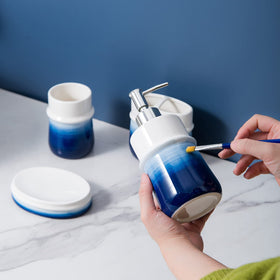 RZCNC navy blue tumbler for rinsing and daily use