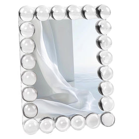 SAAEH SWWH crystal bubble frame stands elegantly on a desk for memories
