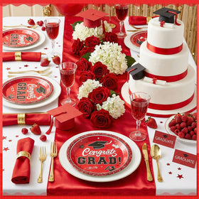 Sabary 7-inch graduation plates arranged on table for easy serving