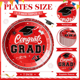 Sabary graduation pattern design on disposable plates for quick cleanup