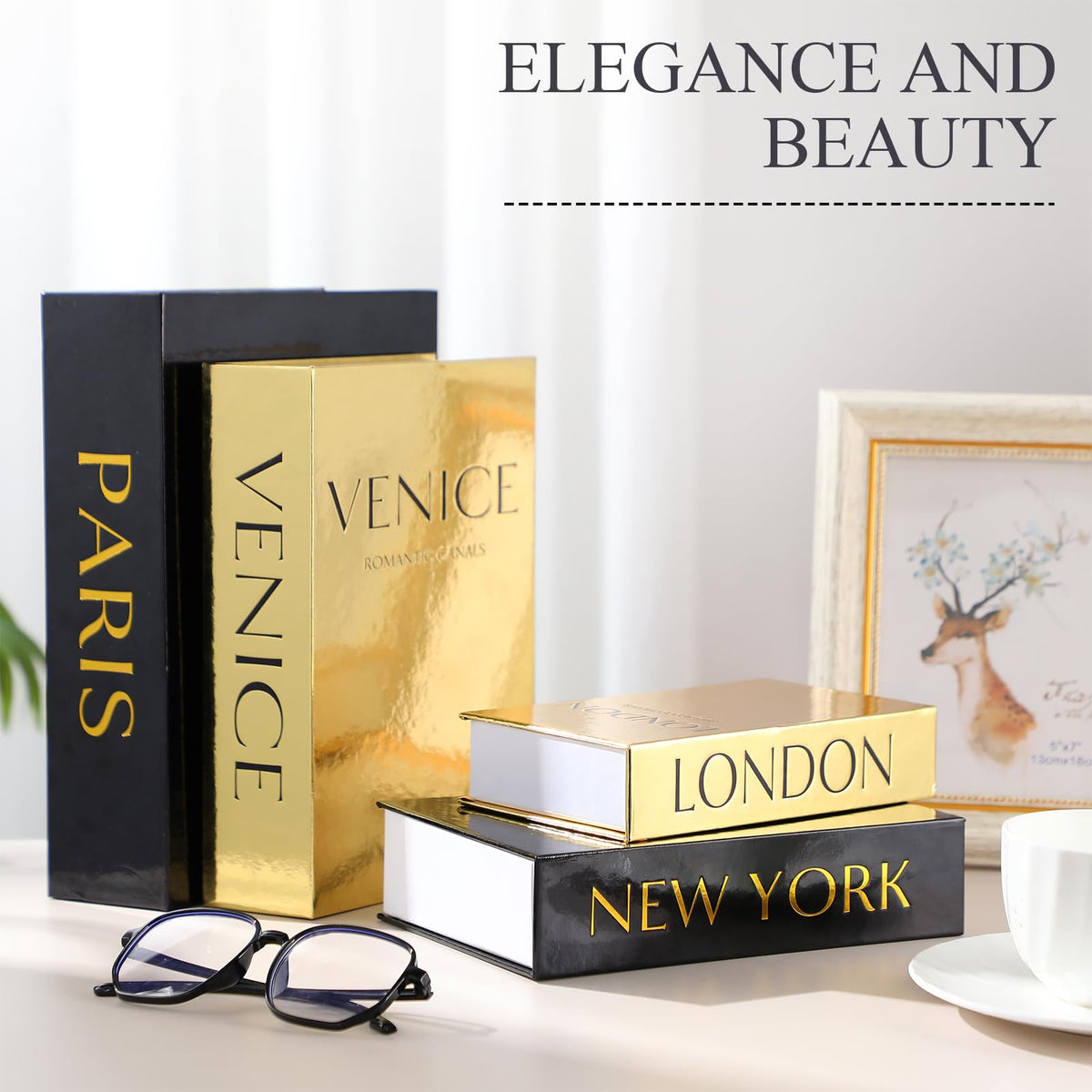 Sabary modern design blends with black and gold accents
