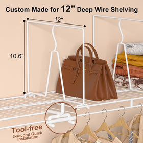 Saccik divider anti-wobble design keeps stacks secure during busy days.