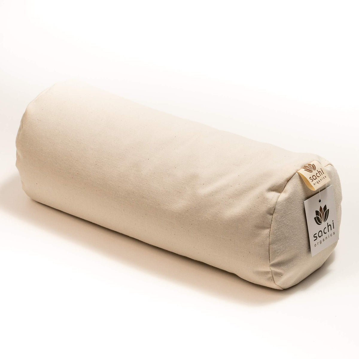 Close-up of organic buckwheat hulls inside providing breathable, customizable support.