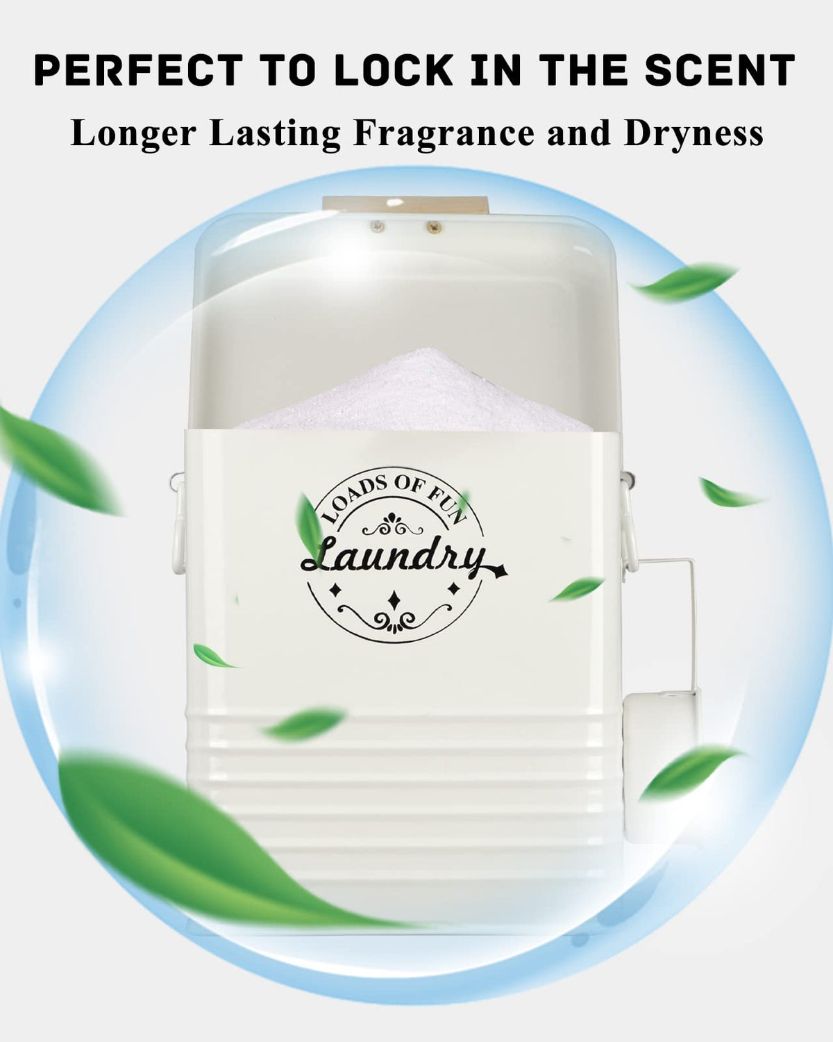 SACREDDAY pods container maintains tidy, ready-to-use laundry pods