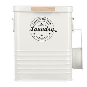 SACREDDAY powder container with lid for organized laundry storage and easy powder access