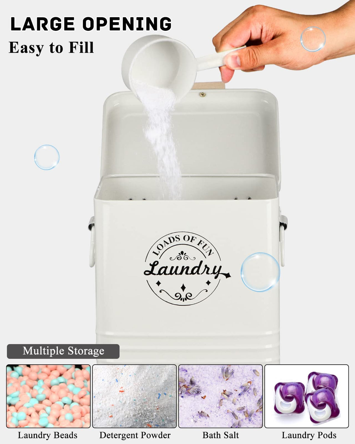 SACREDDAY lint bin helps contain lint and reduce clutter in the laundry room