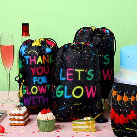 Sadnyy washable reusable drawstring bags support multiple celebrations