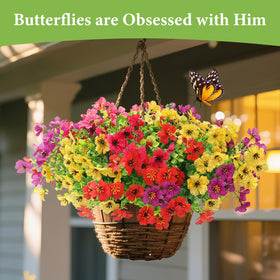 SAEUYVB yellow outdoor flowers brightening porches with violets and eucalyptus