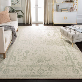 SAFAVIEH Adirondack non-shedding pile detail indicates clean, low-maintenance appeal.