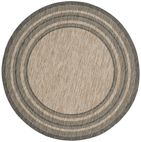 Safavieh Courtyard round rug suits entryways and kitchens for busy homes.
