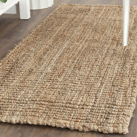 SAFAVIEH handwoven jute runner in natural brown for warm entryways