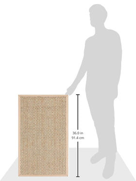 Safavieh NF114A fabric border detail delivers a clean, finished edge.
