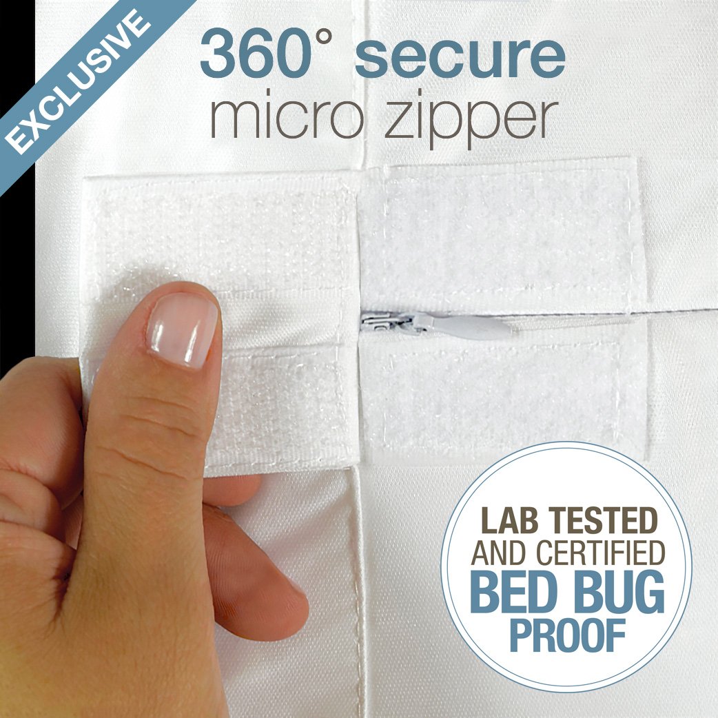 SafeRest soft cotton terry surface for cool, silent sleep