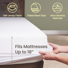 SafeRest waterproof layer providing spill protection while preserving comfort.