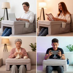 SafeSprings laptop pillow flat-top design prevents device sliding