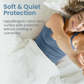 SafeRest breathable membrane layer helps manage moisture for a fresh feel.